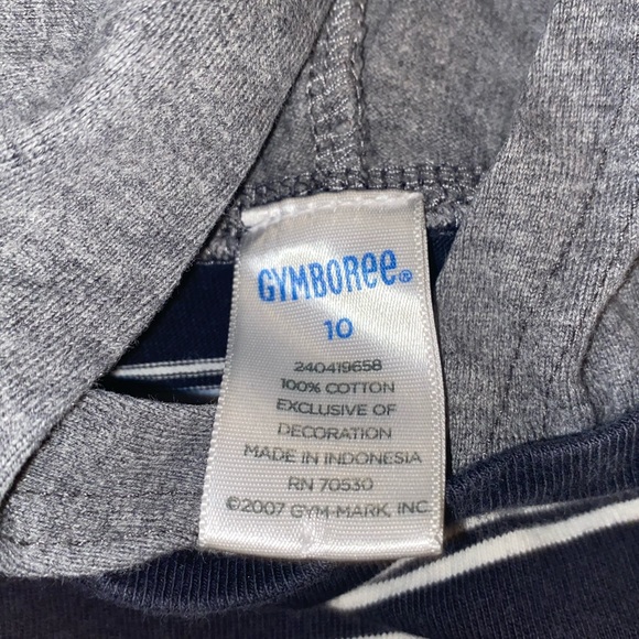 Gymboree Skull & Crossbones Hooded Tee - Picture 3 of 3